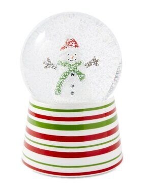 Spode Kit Kemp Snowman Snow Globe New in Box Christmas Collectible NIB